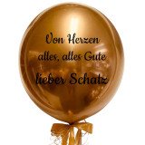 Ballongruß: Bubble - Personalisierbar - Farben...