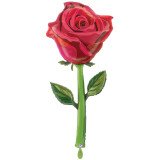 Ballongruß XL: Rose - 165 cm