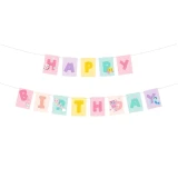 Girlande Happy Birthday - Gabby`s Dollhouse - 1,8 Meter