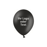 Basis Ballons bedrucken - Schwarz - 30 cm