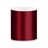 Tischband Satinband Weinrot - 10 cm x 25 Meter