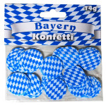 Konfetti Bayern - Rund - 2,5 cm - 14 Gr.