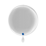 Folienballon Ball Kugel Silber - 40 cm