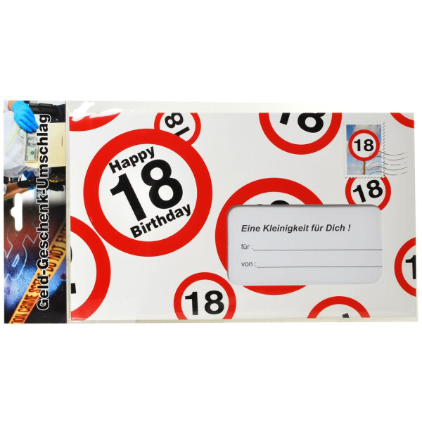 Umschlag 18 - Verkehrsschilder - 18 x 30 cm