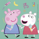 Servietten Peppa Pig - 33 x 33 cm - 20 St.