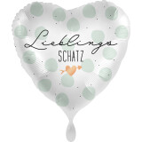 Folienherz Lieblingsschatz -  45 cm