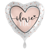 Folienherz i love you -  Glossy - 45 cm