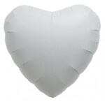 Folienballon Herzballon Weiß - 90 cm