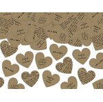 Konfetti Herzen Love - Pappe - 2,5 cm - 3 Gr.