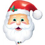 Folienballon Weihnachtsmann Jolly Santa - 81 cm