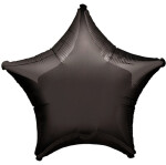 Folienballon Stern Schwarz - 45 cm