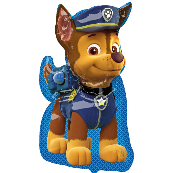 Ballongruß XL: Paw Patrol Chase - Schäferhund - 65 cm
