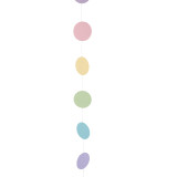 Girlande Punkte - Pastell - 1,9 Meter