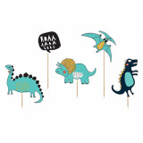 Cake Topper Tortendeko Dinosaurier - 5 St.