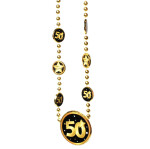 Kette 50 - Schwarz Gold -
