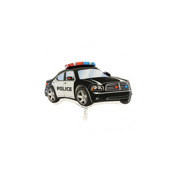 Folienballon Polizeiwagen - 80 cm