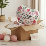Ballongruß: Herz Ich liebe Dich - Romanze - 35 cm