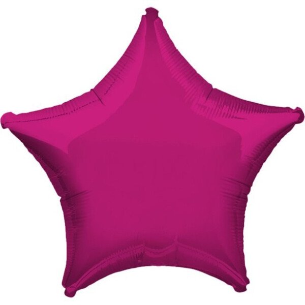 Folienballon Stern Pink - 45 cm